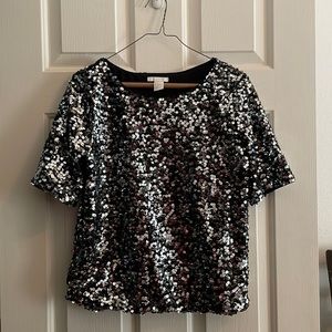 Sequin H&M Top
